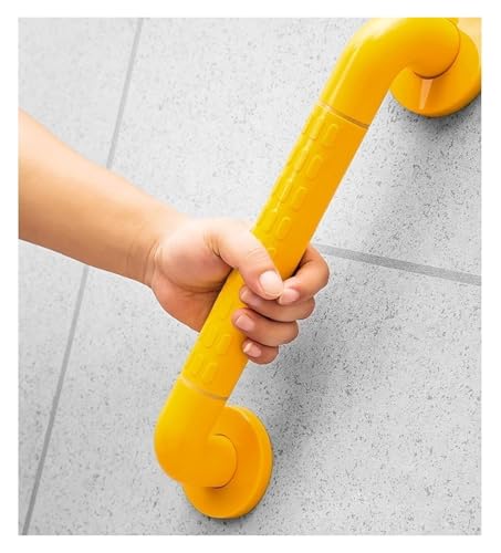 Rampe d'escalier en acier inoxydable de haute qualité jaune 80 cm avec support mural fixe - 7