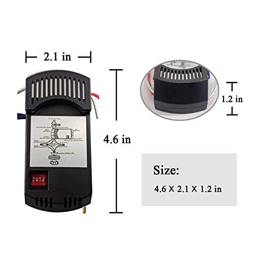 Ceiling Fan Remote Control Kit Replacement For Harbor Breeze Hunter Allen+Roth Kichler - Fan-35T Kujce9603 L3Hfan35T1 #TOP3