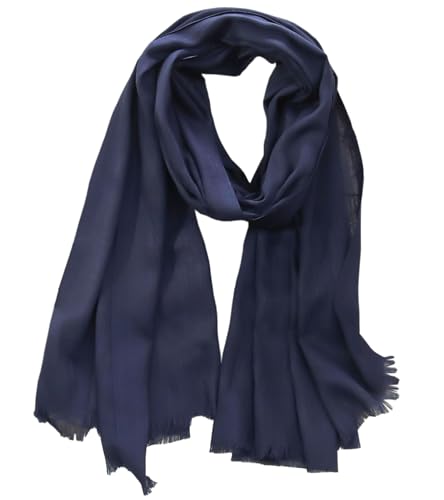 Women's Cotton Scarves Lady Light Soft Fashion Solid Scarf Wrap Shawl