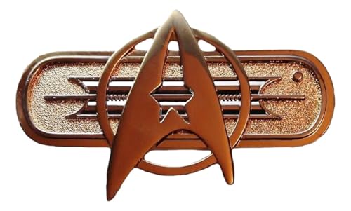 Star Trek Movie Federation Uniform Chest Insignia Deluxe 3 Inch Wide Pin