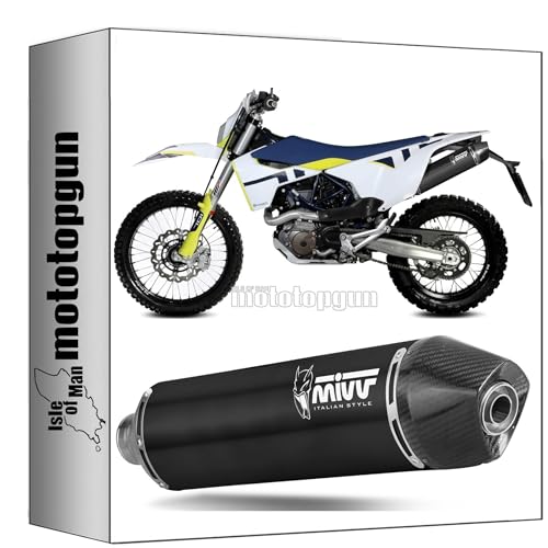 Pot echappement racing Husqvarna 701 acier noir mivv nocat