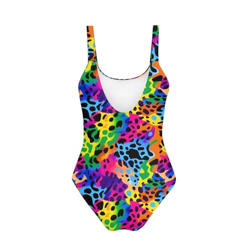 Girls Bathing Suit One-Piece Swimsuit Tank Design - Fast Drying, Beach Pool Essential for 7-18 Years2