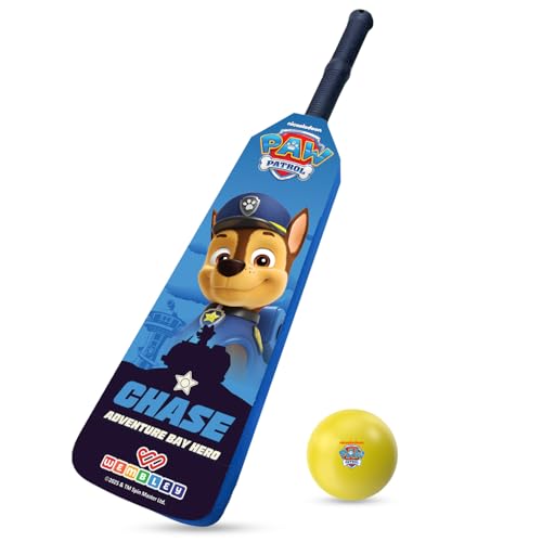 Image of Wembley Paw Patrol Bat Ball Set for Kids| Premium EVA Foam Lightweight Bat with Ball| Indoor & Outdoor Fun for Kids 2+ Years| Ideal Gift for Kids (Chase)