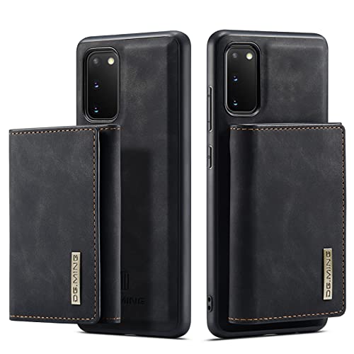 Coque pour Google Pixel 6 étui portefeuille détachable en cuir mat avec support