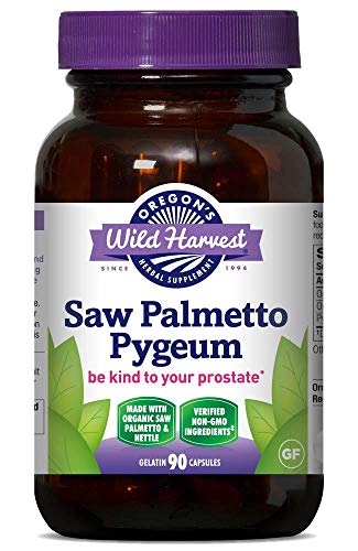 Oregons Wild Harvest Saw Palmetto Pygeum 90 Capsules