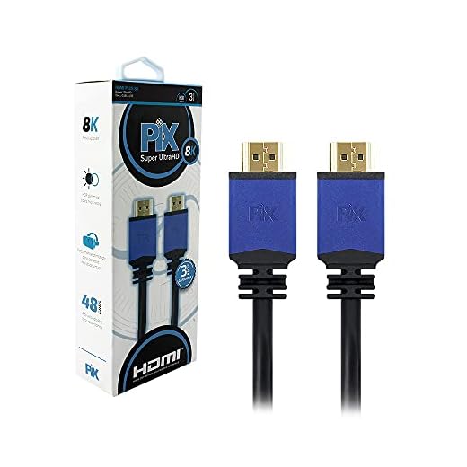 PIX Cabo HDMI Plus 2.1 PIX 8K HDR 19P, 3 Metros