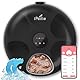 iPettie Donut Frost WiFi 6 Mahlzeit Automatischer Katzenfutterspender mit App-Steuerung, Trocken- & Nassfutter Automatischer Katzenfutterspender, Smart Dog Feeder mit Zwei Eispacks, Programmierbarer