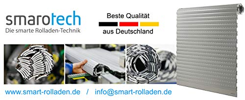 Aluminium Rollladenpanzer ALU Mini in Weiß, Maßanfertigung