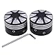 TUINCYN Motorrad Vorderachse Abdeckkappe Mutter Schraube Dekorative Hardware Kit Für Harley Touring Softail Road King Glide FLTR (1 satz)
