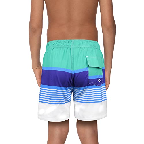 Qranss No Mesh Lining Anti Chafe Boys Swim Trunks Size 14-16 With Boxer Brief Liner Quick Dry Beach Swimming Shorts For Toddler Boy Compression Lined Swimwear Swimsuit #TOP2