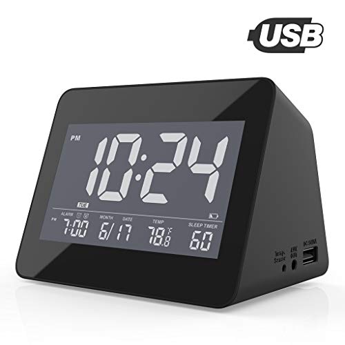 White Noise Sleep Sound Machine Alarm Clock for Home, Adults, Baby, Sleeping, Office