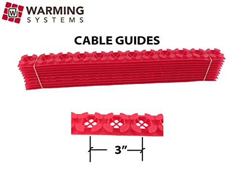 Warming Systems 60 Sqft Cable Set, Electric Radiant Floor Heat Heating System With Digital Floor Sensing Thermostat thumb #5