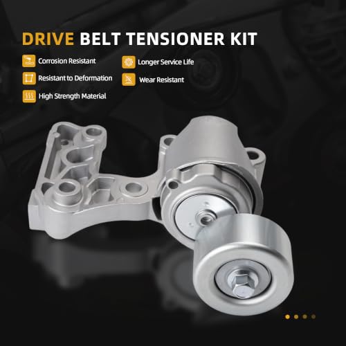 Image of Serpentine Belt Tensioner Idler Pulley Kit #38410 49424