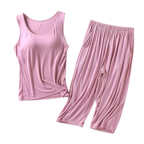 Conjunto de pijama de 2 piezas para mujer ideal para tareas del hogar y descanso diario