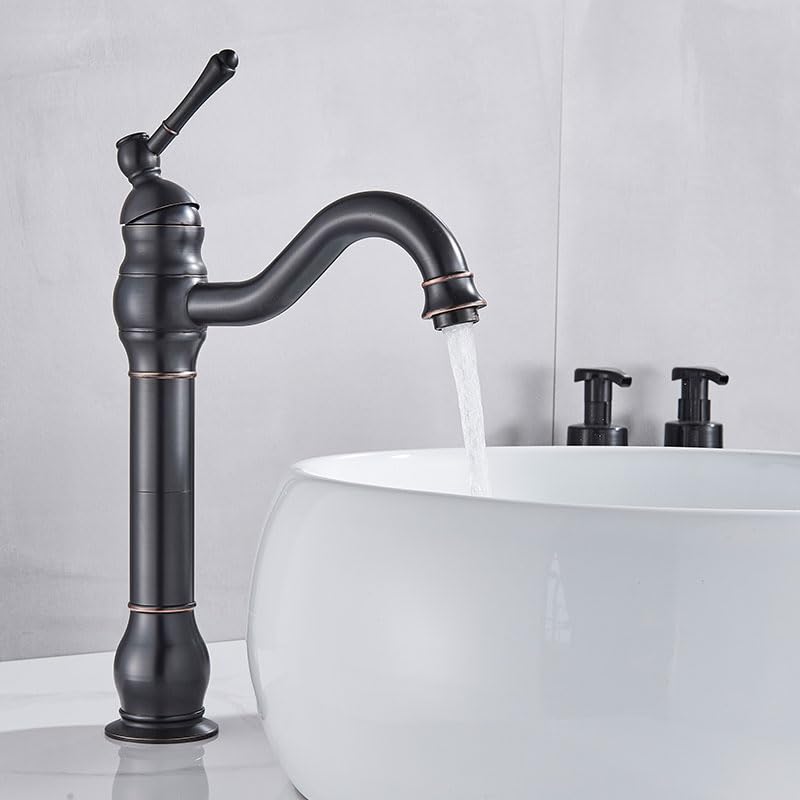 Robinet de lavabo mitigeur vintage laiton antique salle de bain vasque évier JCAKES