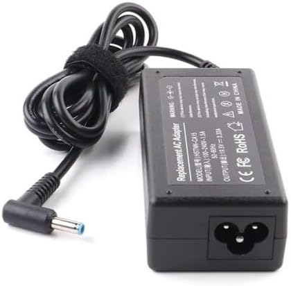 65W Replacement Charger for HP Laptop – 19.5V 3.33A AC Power Adapter with 4.5 x 3.0mm Blue Pin Connector, Compatible with HP Pavilion, ProBook, EliteBook & Notebook Series