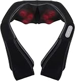 Breo Shiatsu Neck & Back Massager with Heat, 3D Deep Kneading, Shoulder Massage, Electric Pillow for Leg, Foot, Pain Relief, Waist Soreness