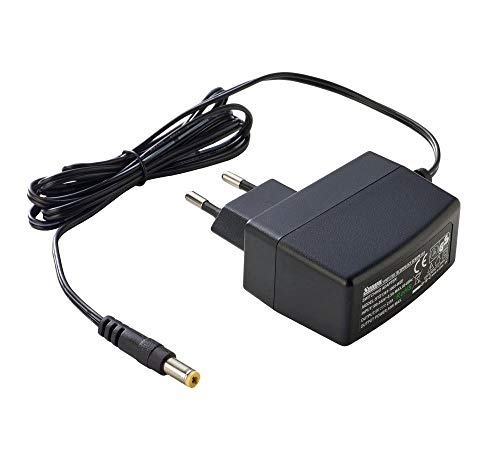 PremiumCord Uniwersalny Zasilacz 230V/12V/1A AC/DC, Zasilacz i Kabel Zasilający do Routerów i Innych Urządzeń 12V, Wtyk Wyjściowy 5,5mm/2,1mm
