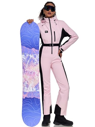 YEEFINE Women's One Piece Ski Suit