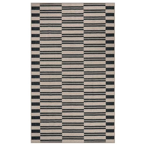 Lahome Striped Easy Jute Outdoor Patio Rug, 3x5 Washable Rugs for Porch - image 8