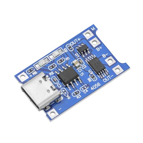 Ya en mundofriki.es: AZDelivery 1 X TP4056 Módulo de carga de batería - USB tipo C, circuito de protección, indicadores LED - Indispensable para sus baterías de celda única Li-Ion o LiPo