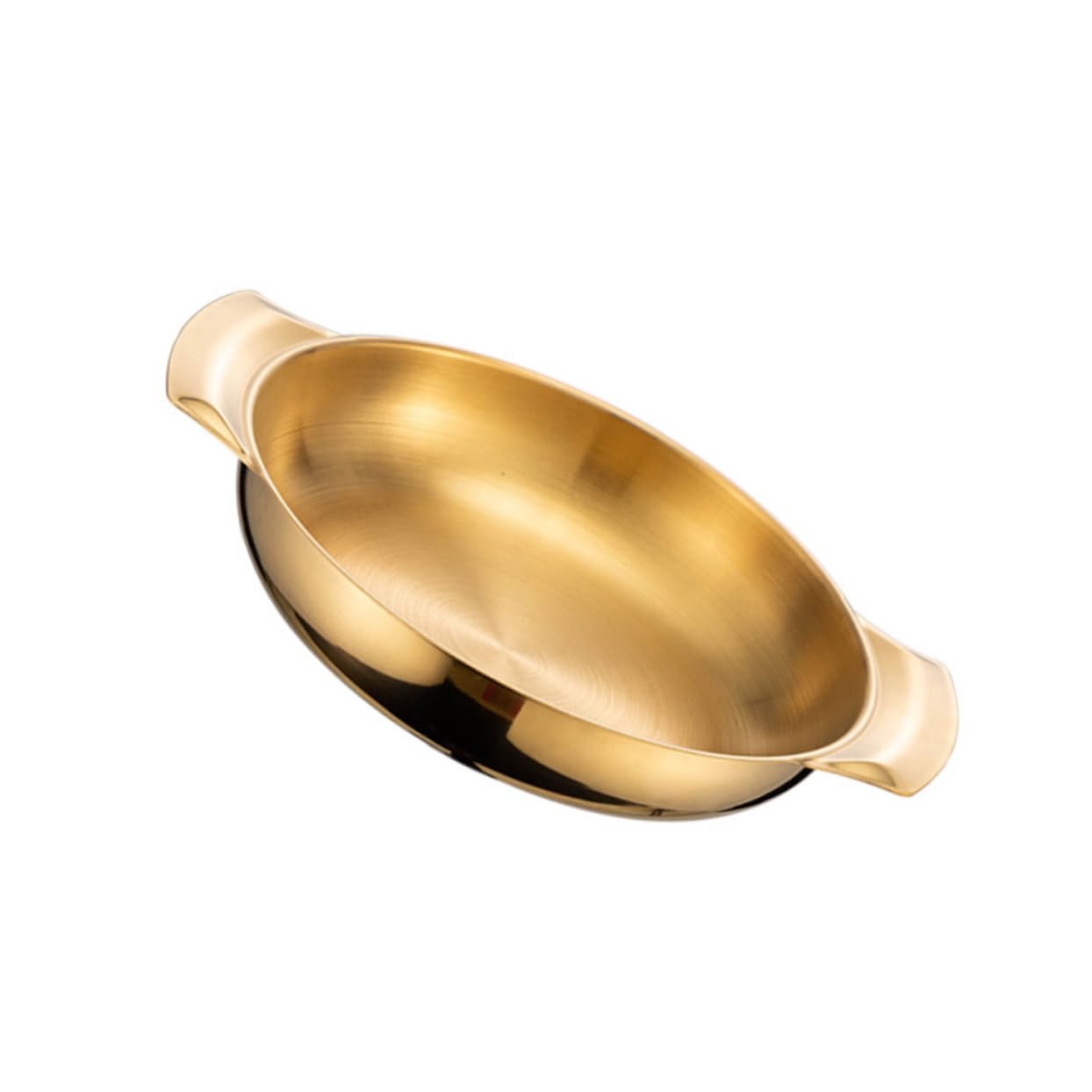 DECHOUS Stainless Steel Cooking Pot Korean Hot Pot 16cm Double and Sturdy for Seafood