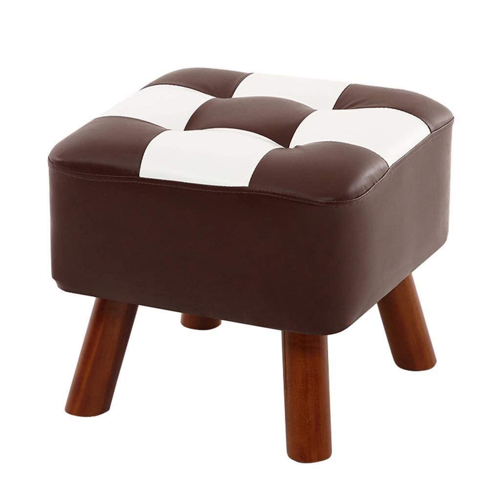 Repose-pieds canapé en cuir pour un salon chaleureux et cocooning