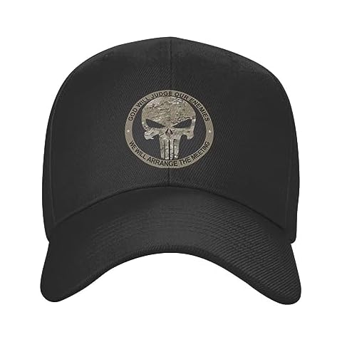 Casquette Baseball VIDOJI Punisher Skull Cover