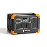 PECRON E1000LFP Portable Power Station, 1800W Pure Sine Wave Output, 1024Wh LiFePO4 Battery, 1.3-Hour Fast Charge, Solar Generator for Home Backup, Camping, RV, CPAP, Emergency Power