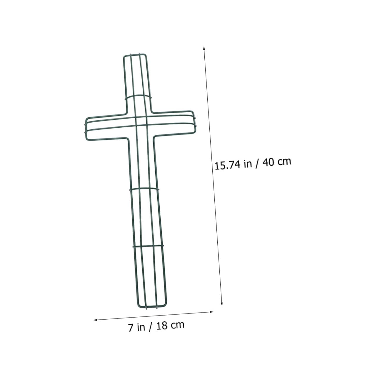 Generic DIY Wreath Frame 3pcs Wire Wreath Frame 40 * 18cm for Easter and Christmas Decorations