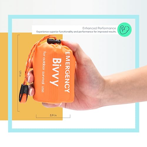 ACOWAY-Survival-Blanket-Bivy-Sack-Emergency-Sleeping-Bags-for-Survival-Sleeping-Bag-Suit-Versatile-Orange-Outdoor-Gear-for-Unmatched-Protection-and-Durability-Set-of-1-5x10x10cm