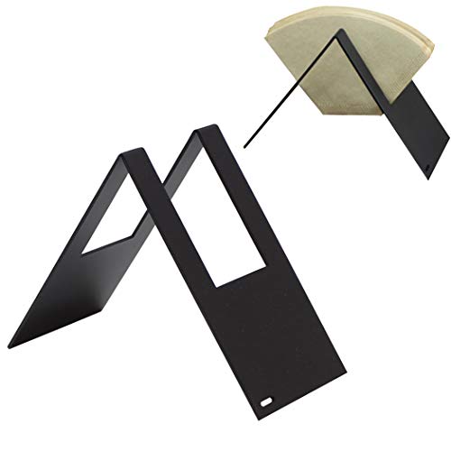 Soporte de filtro de café de papel Sipliv. Estante de almacenamiento de filtros de café simple. Soporte de contenedor de filtro de café.