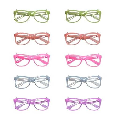 Ruispeed 10er-Pack gafas luminosas de neón para fiestas con luz negra que brillan en la oscuridad activadas por UV para decoración de cumpleaños y bodas | Ya disponible en tu tienda friki favorita! En mundofriki.es!