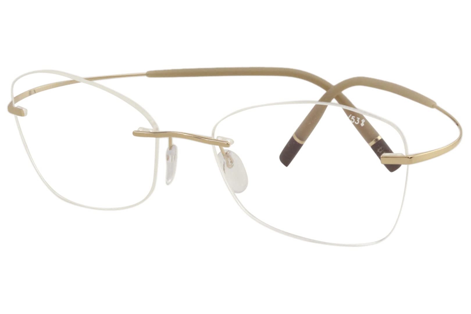 SilhouetteEyeglasses TMA-Icon Chassis 5541 3530 Rosegold Optical Frame 17x140