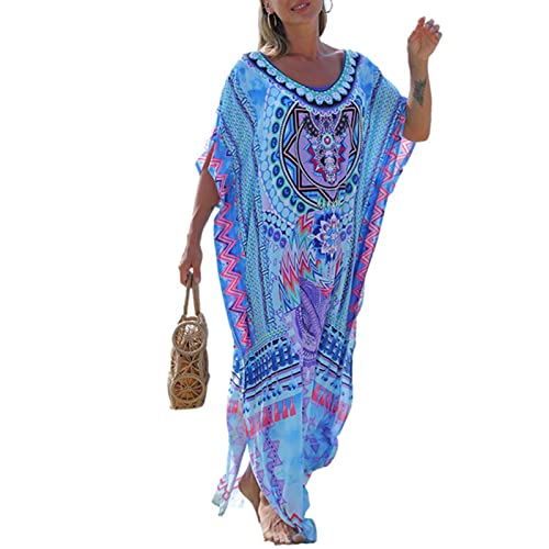 Maillot de bain pour femme avec couverture imprimée et manches légères
