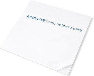 Shatterproof 99% UV Protected OP3 Acrylic Glass for Picture Frames - Museum Grade 6x8 Clear Display