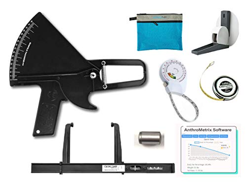 AnthroFlex Anthropometry Kit with Slim Guide Skinfold Caliper, AnthroMetrix Software, Cescorf Anthropometer, Stadiometer, Lufkin & BMI Tape Measure, Calibration Dowel, Bag, Manual