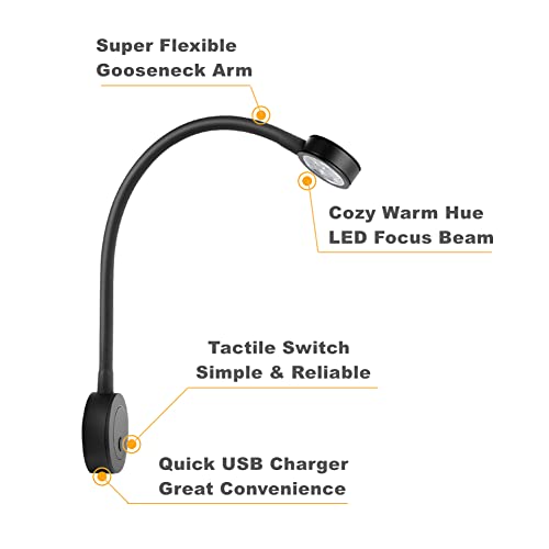 Acegoo ACEX-12V-RL-USB-B Led Reading Light thumb #4