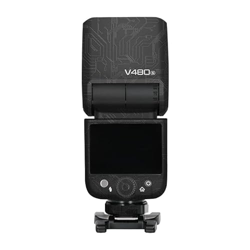 Mebont �J�����A�N�Z�T���[ �X�e�b�J�[ Godox V480 �ɓK������ی쑕���X�e�b�J�[�ŁA�ώC�����A�ϖ��Ր���������X�L���ی�t�B�����A����(��H��)