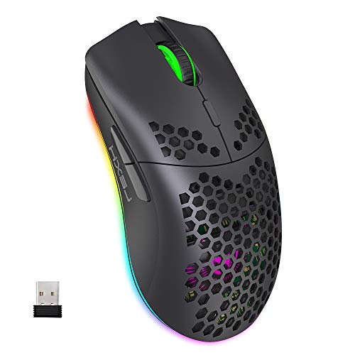 Souris de jeu sans fil ergonomique pour éviter les douleurs au poignet