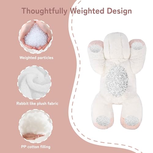 Image of Niuniu Daddy 25 inch 5 lb Weighted Unicorn Stuffed Animal for Adults Kids, Giant Large Plush Toy, Soft Body Pillow for Sleeping, Huggable Gift for Everyday Comfort