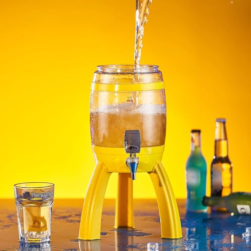 Dispensador de bebidas torre de cerveja 3L, dispensador de torre de bebidas com luz LED, torre de ce