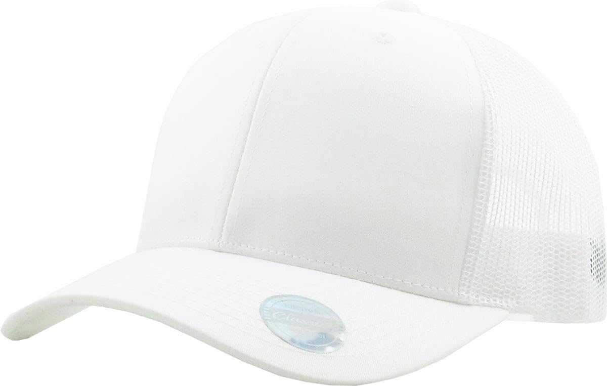 Classic 6 Panel Cotton Twill Mesh Trucker Cap Hat Adjustable Snapback Hat