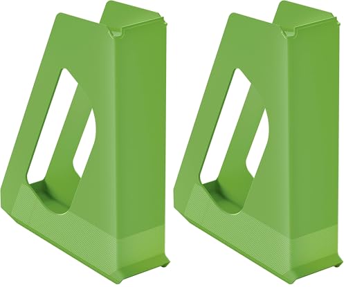 Porte-revues A4 Esselte VIVIDA vert lot de 2 pour stopper le désordre de bureau