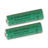 2er Ersatz-Akku AA Solarartikel 1,2V NI-MH 600mAh