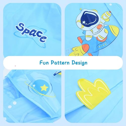 Image of Bold N Elegant 3D Kids Cartoon Soft Luxurious Waterproof Raincoat Rain Jacket Rain Suit with Backpack Space and a complimatory Storage Pouch for Kids Boys n Girls