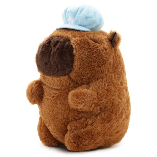 Image of Blue Capybara Soft Plush Toy for Kids Stuffed Soft Toy with Cute Hug-Friendly Plush for Babies, Toddlers & Children Safe, Lightweight & Easy to Clean (28CM)