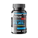 Twinlab Ripped Fuel - Endurance & Natural Energy Support - Made with Green Tea Extract, Vitamin B12, Caffeine & More - 40 Tablets
