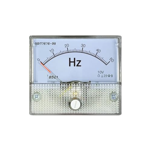 Medidor de frecuencia tipo analógico de 60Hz 10V compatible con serie 85C1 para paneles