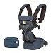 Ergobaby Omni 360 Baby Carrier Cool Air Mesh, Raven, Blue